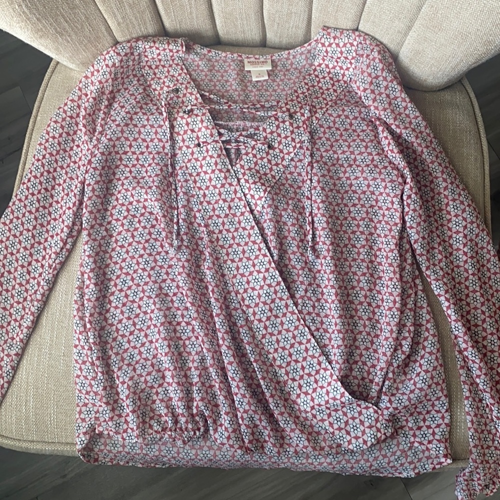 Mossimo Supply Co wrap blouse